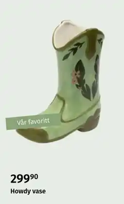 Nille Howdy vase tilbud