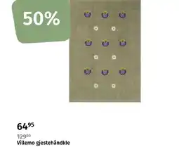 Nille Villemo gjestehåndkle tilbud