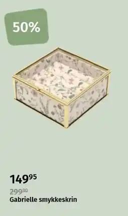 Nille Gabrielle smykkeskrin tilbud