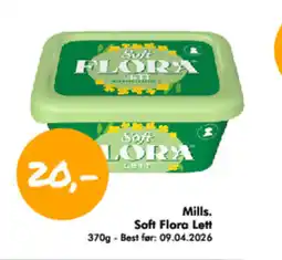 Havaristen MILLS Soft flora lett tilbud