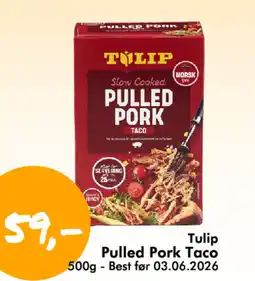 Havaristen TULIP Pulled Pork Taco tilbud
