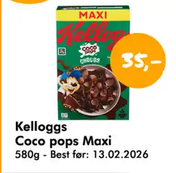 Havaristen Kelloggs Coco pops Maxi tilbud