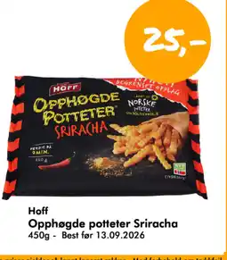 Havaristen HOFF Opphøgde potteter Sriracha tilbud