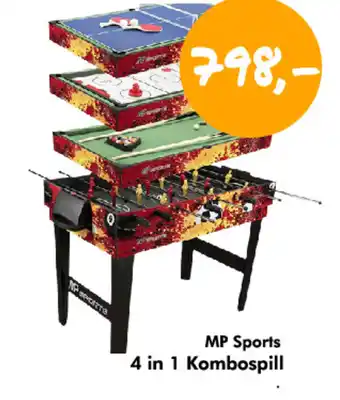 Havaristen MP Sports 4 in 1 Kombospill tilbud