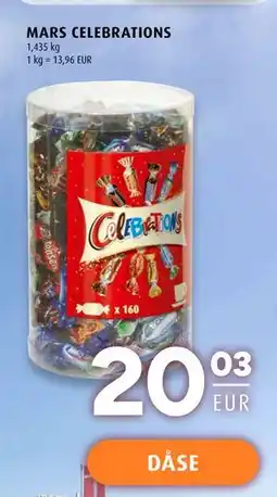 Scandinavian Park MARS CELEBRATIONS, EUR 20.03 tilbud