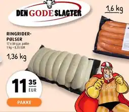Scandinavian Park RINGRIDERPØLSER, EUR 11.35 tilbud
