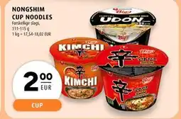 Scandinavian Park NONGSHIM CUP NOODLES, EUR 2 tilbud
