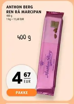 Scandinavian Park ANTHON BERG REN RÅ MARCIPAN, EUR 4.67 tilbud