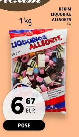 Scandinavian Park REXIM LIQUORICE ALLSORTS, EUR 6.67 tilbud