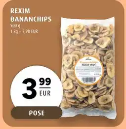Scandinavian Park REXIM BANANCHIPS, EUR 3.99 tilbud
