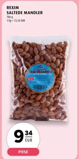 Scandinavian Park REXIM SALTEDE MANDLER, EUR 9.34 tilbud