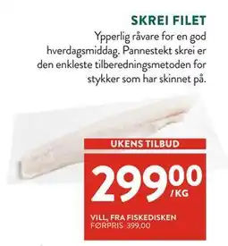 Jacobs SKREI FILET tilbud