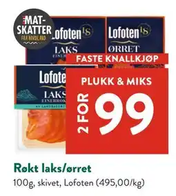 Jacobs Røkt laks/ørret tilbud