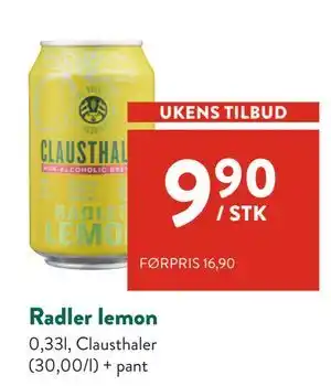 Jacobs Radler lemon tilbud