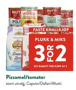 Jacobs Pizzamel/tomater tilbud