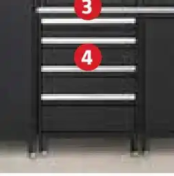 Jula Verktøyskap 4 skuffer tilbud