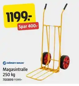 Jula Magasintralle 250 kg tilbud