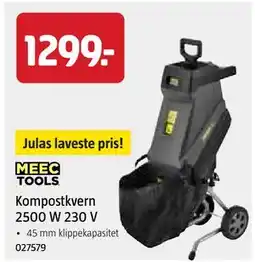 Jula Kompostkvern 2500 W 230 V tilbud