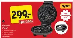 Jula Vaffeljern 850 W tilbud