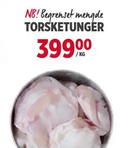 Meny TORSKETUNGER tilbud