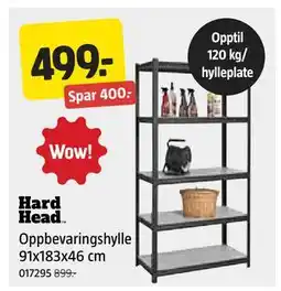 Jula Oppbevaringshylle 91x183x46 cm tilbud