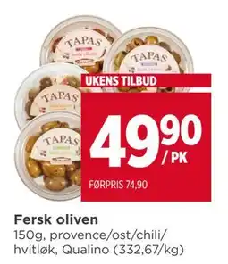 Meny Fersk oliven tilbud