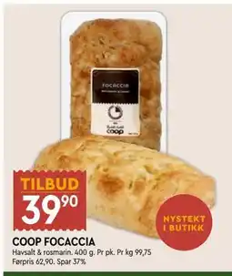 Coop Mega COOP FOCACCIA tilbud