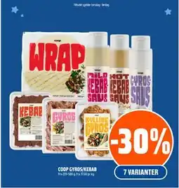 Coop Obs COOP GYROS/KEBAB tilbud