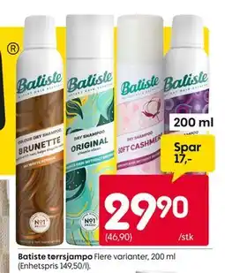 Rusta Batiste tørrsjampo tilbud