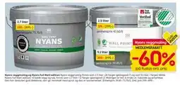 Rusta Nyans veggmaling og Nyans Full Matt edition, Medlemspris tilbud