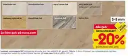 Rusta Alle gulv tilbud