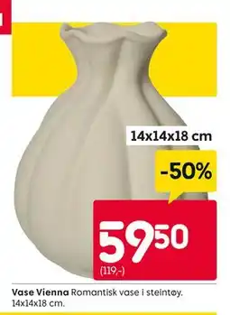 Rusta Vase Vienna tilbud