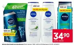 Rusta Nivea dusjgelé og dusjkrem tilbud