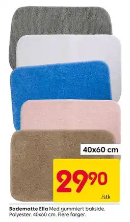 Rusta Badematte Ella tilbud
