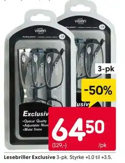 Rusta Lesebriller Exclusive tilbud