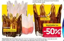 Rusta Telysholder Isa tilbud