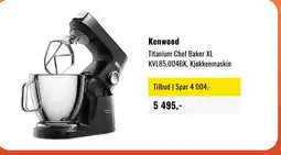 Skousen Kenwood Titanium Chef Baker XL KVL85.004BK, Kjøkkenmaskin tilbud