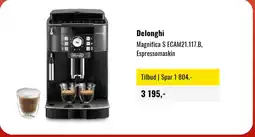 Skousen Delonghi Magnifica S ECAM21.117.B, Espressomaskin tilbud