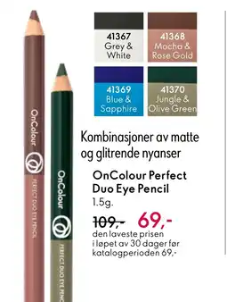 Oriflame On Colour Perfect Duo Eye Pencil 1 tilbud
