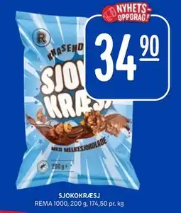 Rema 1000 SJOKOKRÆSJ tilbud