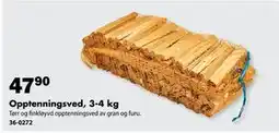 Biltema Opptenningsved, 3-4 kg tilbud