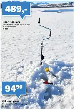 Biltema Isbor, 165 mm tilbud