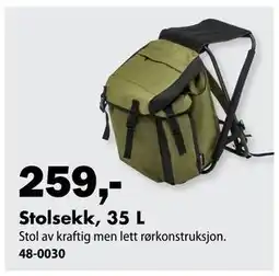 Biltema Stolsekk, 35 L tilbud