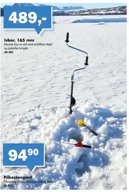 Biltema Pilkestangsett tilbud