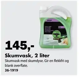 Biltema Skumvask, 2 liter tilbud