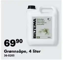 Biltema Grønnsåpe, 4 liter tilbud