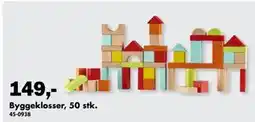 Biltema Byggeklosser, 50 stk tilbud