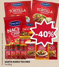 Coop Marked SANTA MARIA Tex mex tilbud