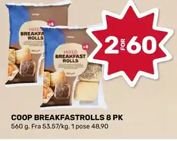 Coop Marked COOP Breakfastrolls 8 pk tilbud