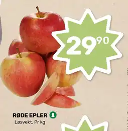 Coop Marked Røde epler tilbud